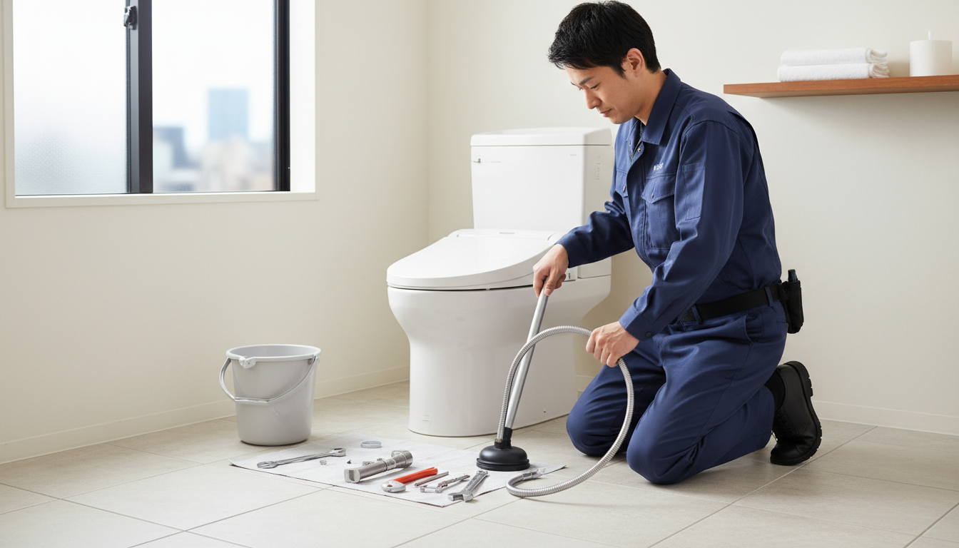 港区のトイレつまり修理にかかる料金相場は?費用を安く抑えるコツに関する画像