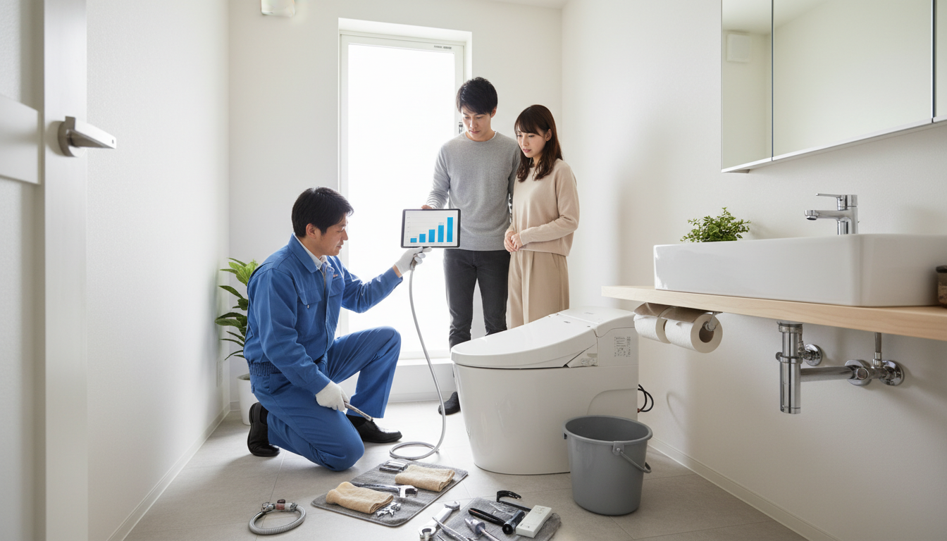 目黒区のトイレつまり修理業者おすすめ比較に関する画像