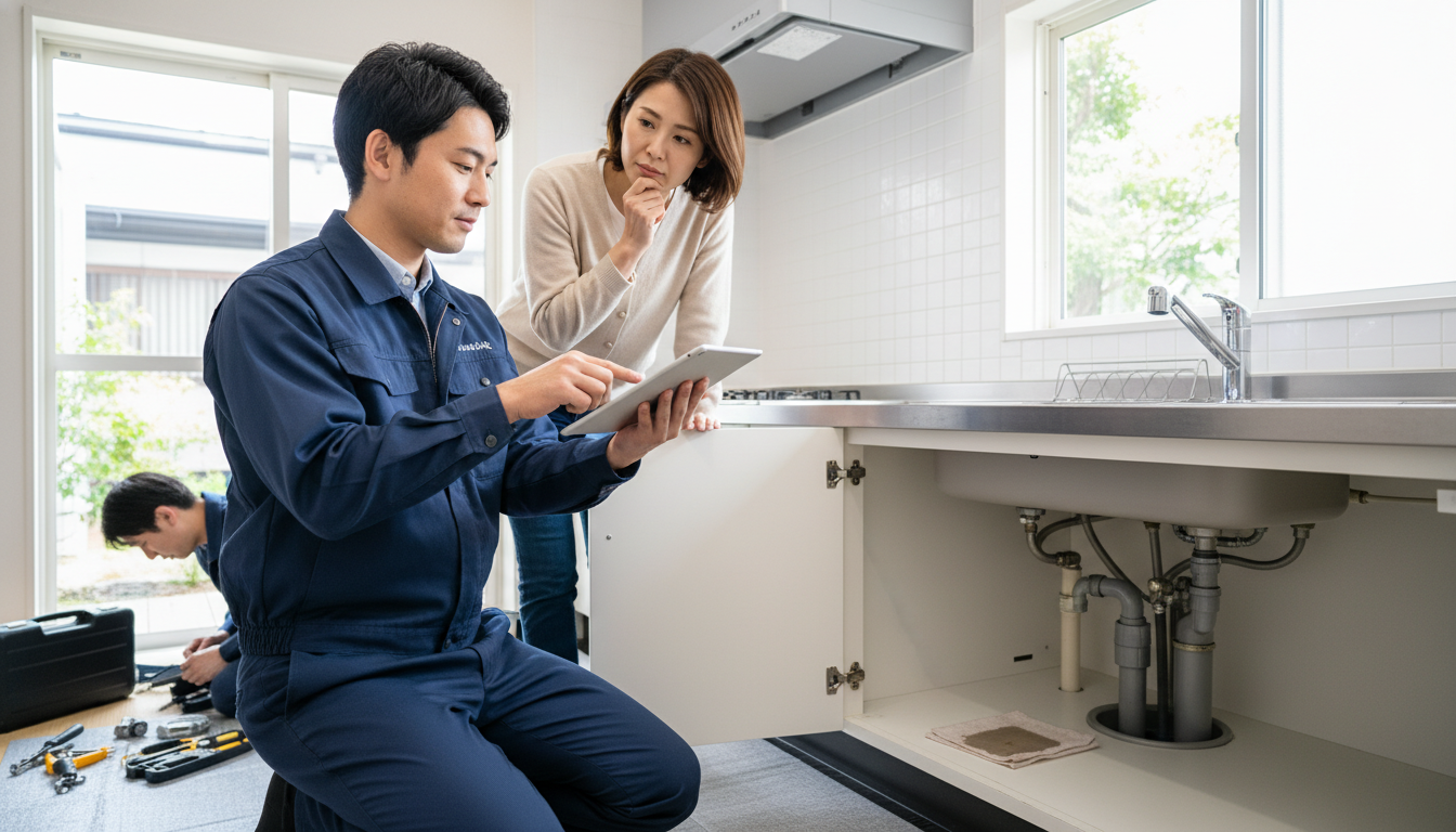 見積もり無料・水道局指定工事店かを確認するに関する画像