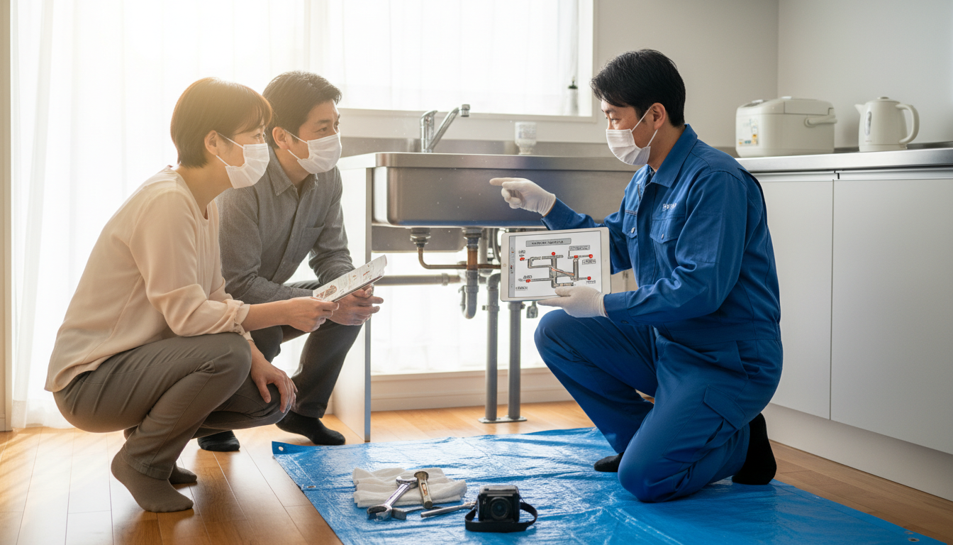 見積もり無料・水道局指定工事店かを確認するに関する画像