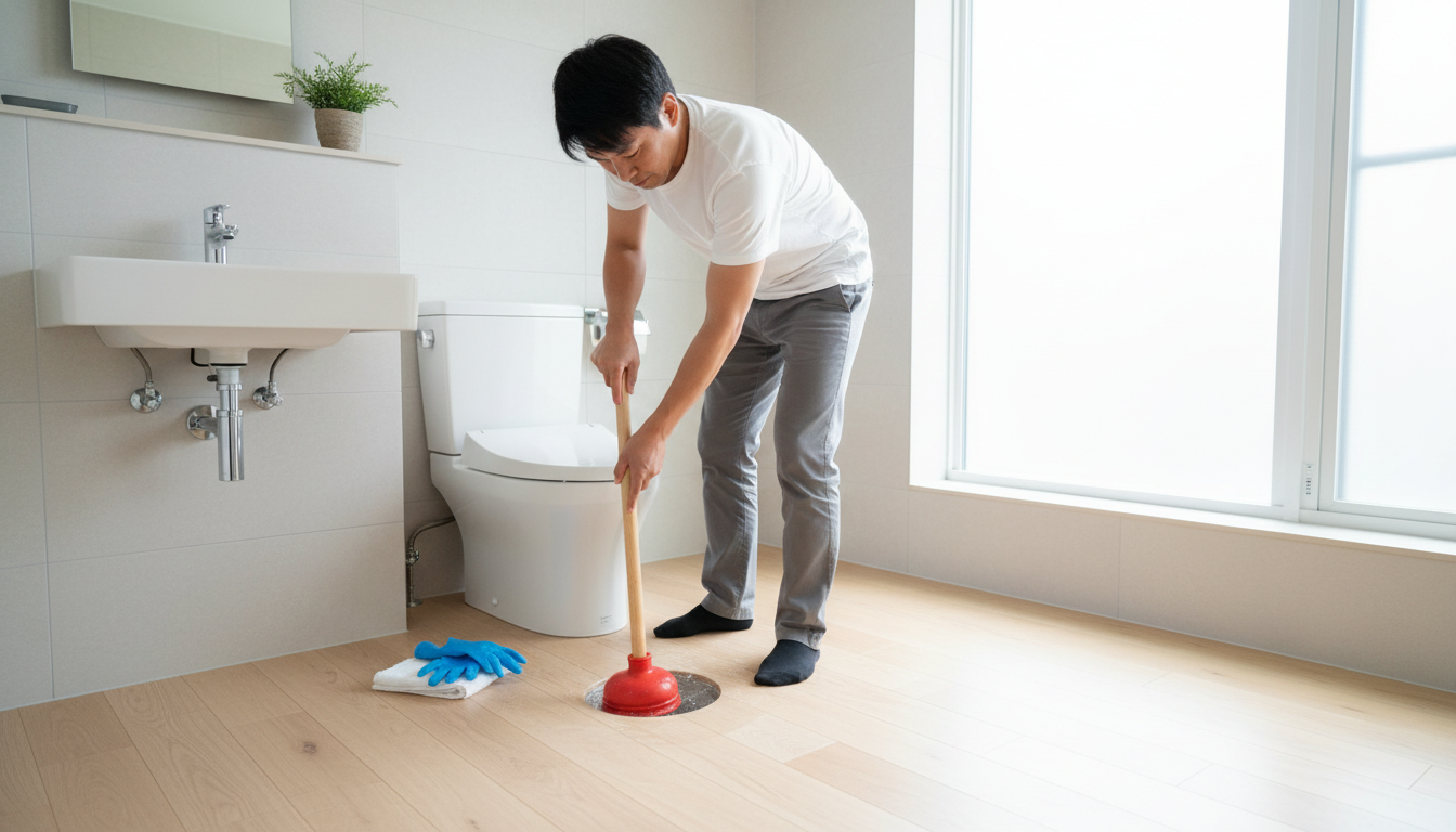 業者を呼ぶ前に!自分でできるトイレつまりの対処法とNG行動に関する画像