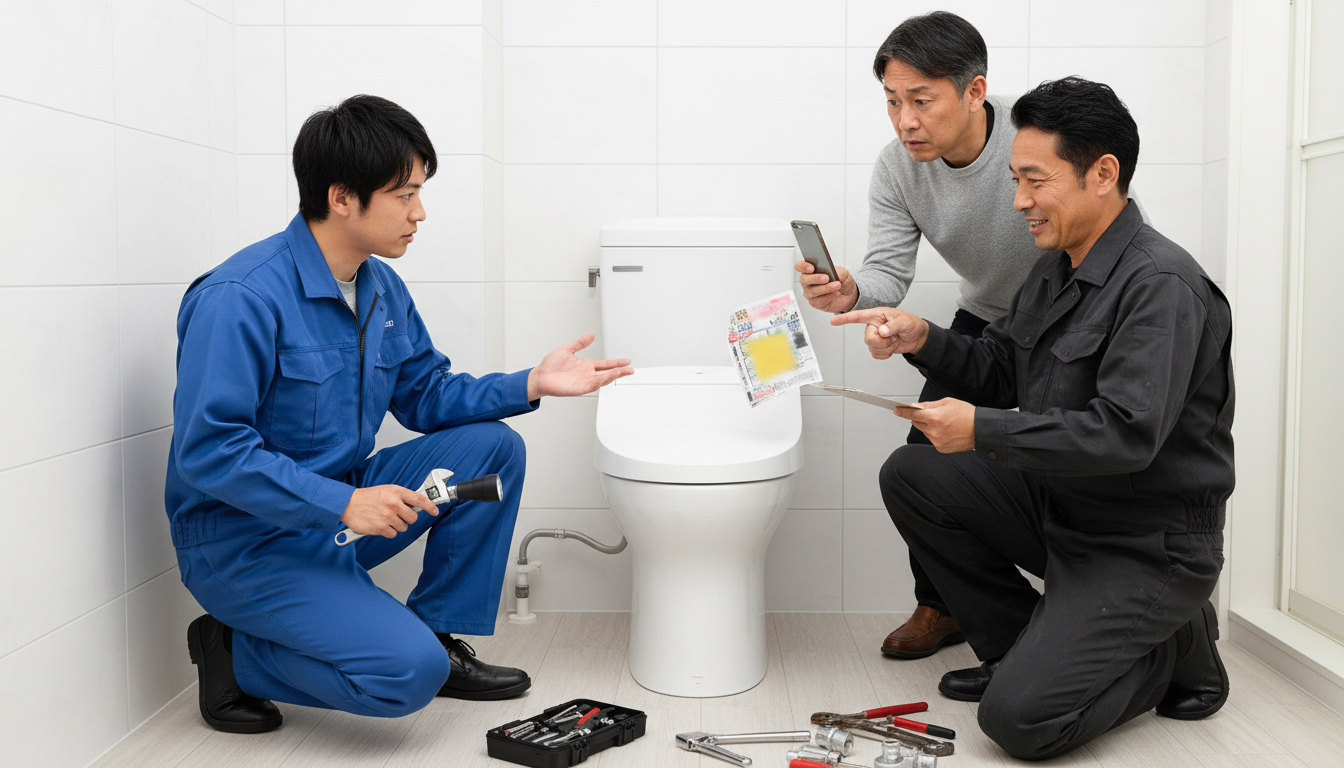 トイレつまりで悪徳業者を避けるための注意点に関する画像