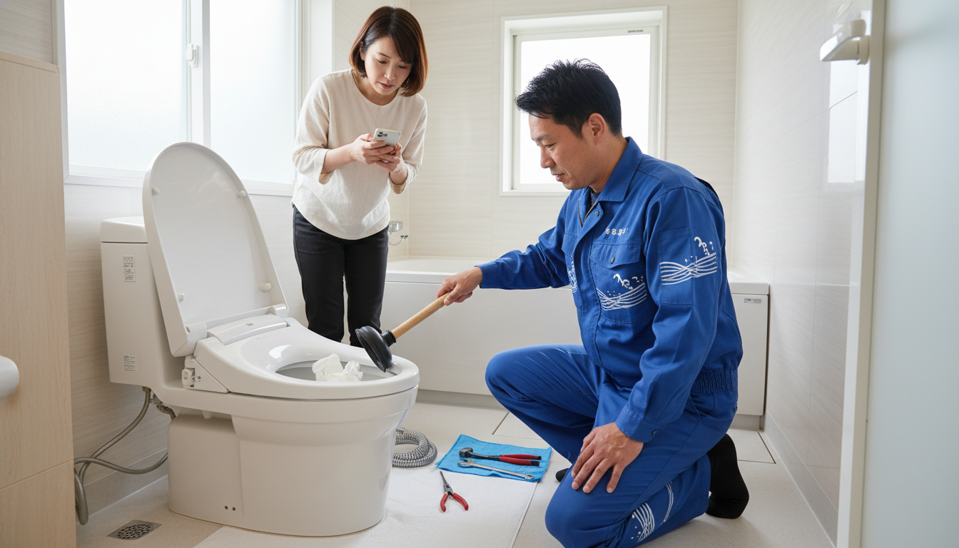 トイレつまりは自分で直せる？プロに依頼すべきケースとはに関する画像