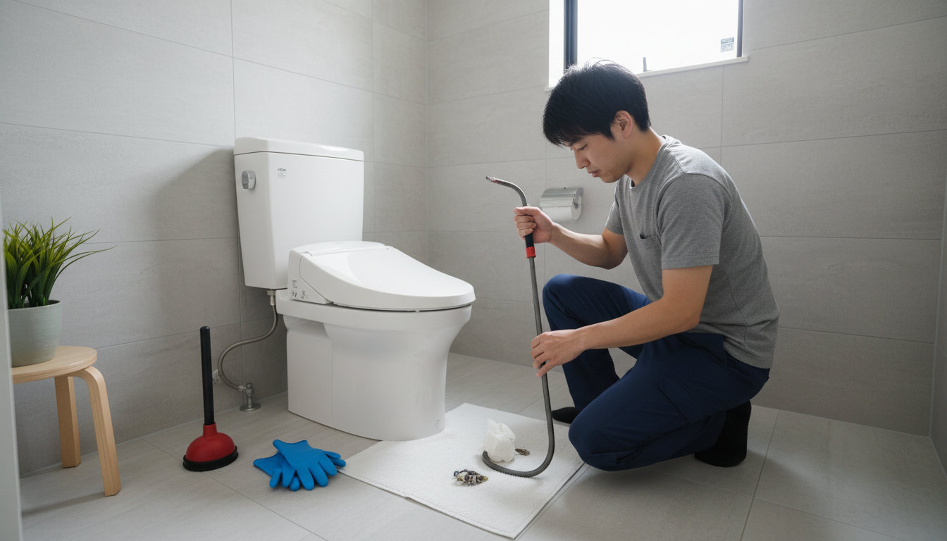 トイレつまりの原因と自分でできる対処法に関する画像