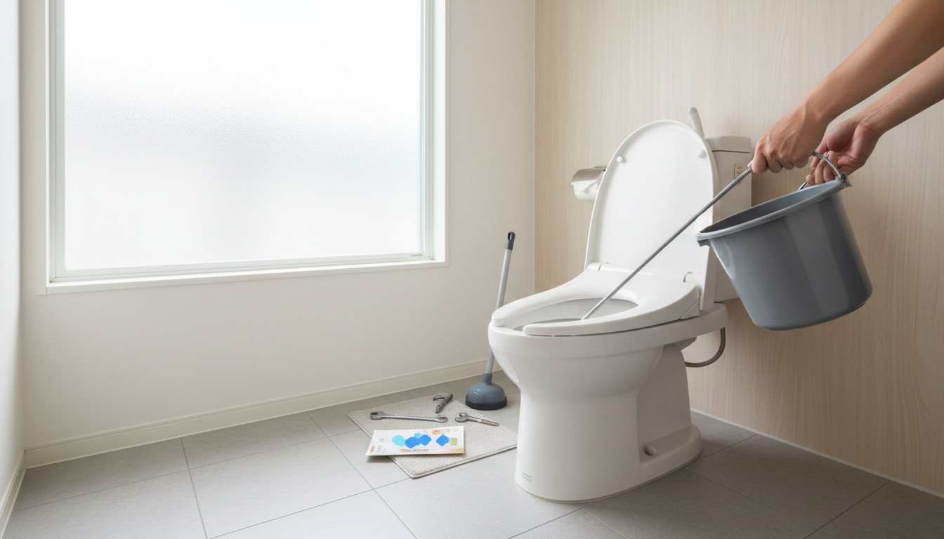 業者を呼ぶ前に試せることと注意点！自分でできるトイレつまり解消法に関する画像