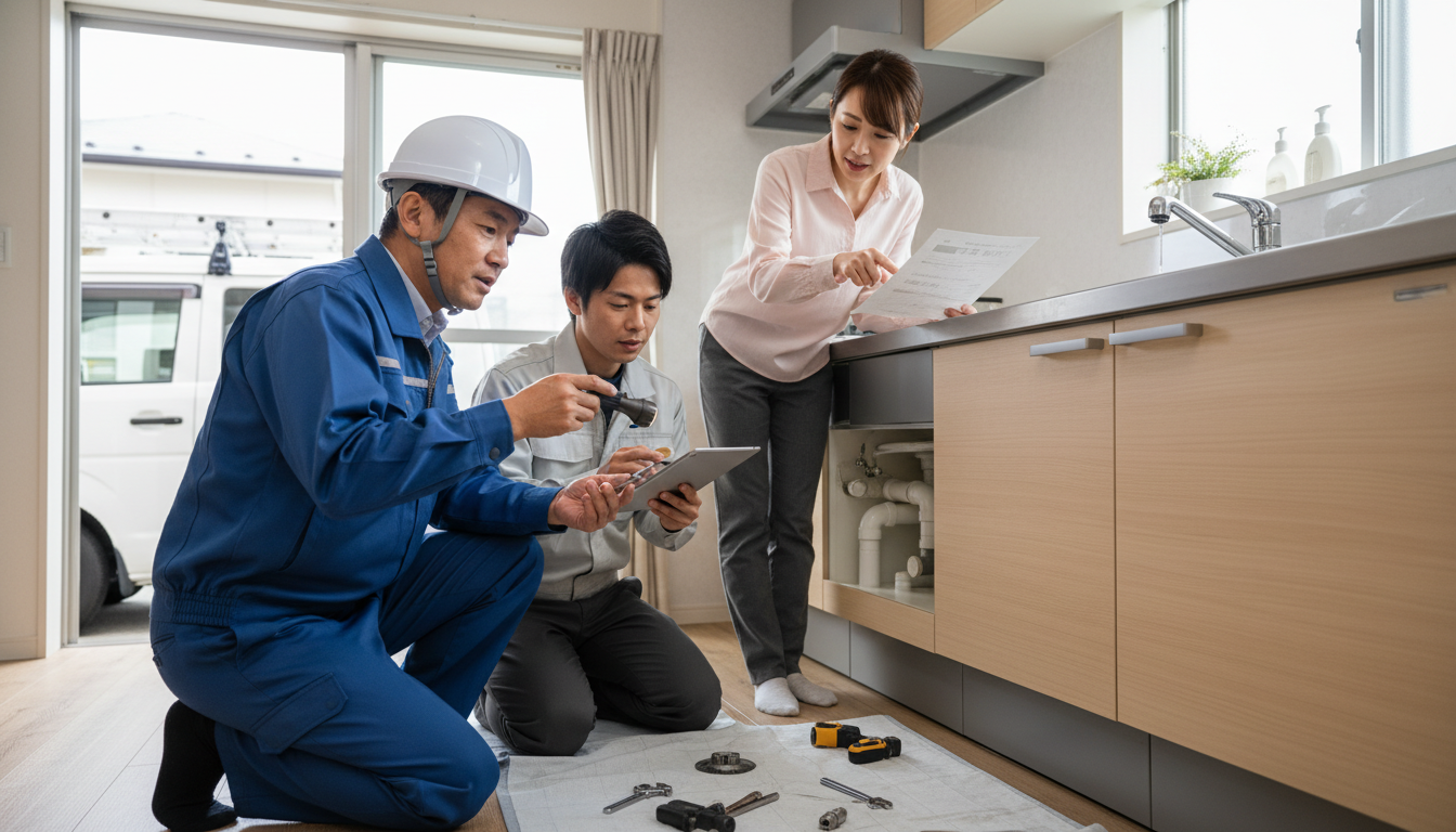 見積もり無料・水道局指定工事店かを確認するに関する画像