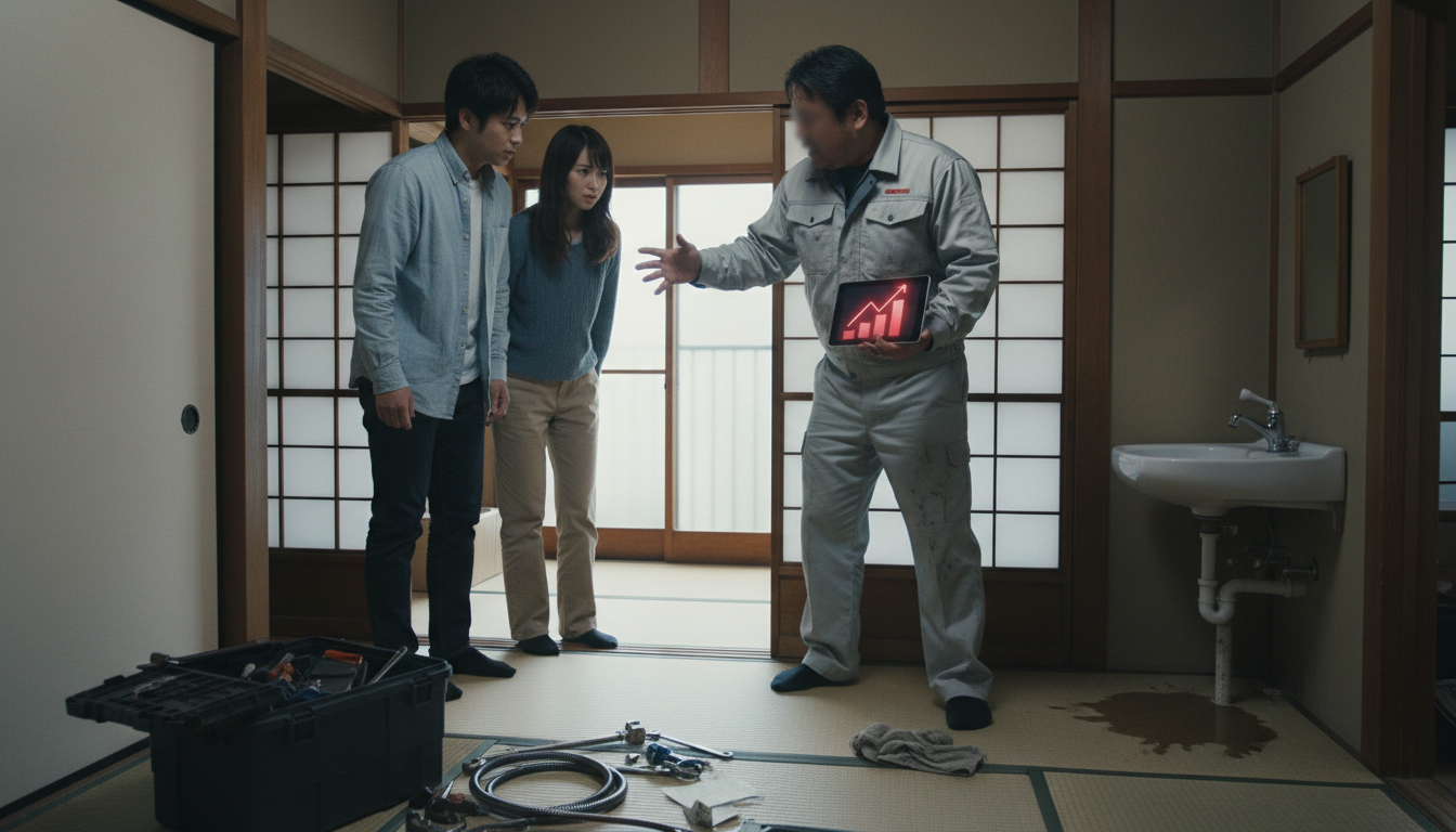 要注意！悪質な水道業者の手口とトラブル回避法に関する画像