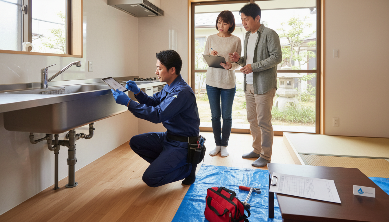 見積もり無料・水道局指定工事店かを確認するに関する画像