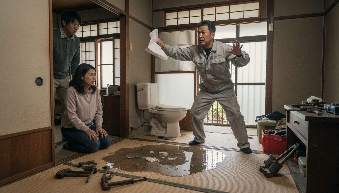 悪徳な水道修理業者に注意！筑前町でよくあるトラブル事例と回避策に関する画像