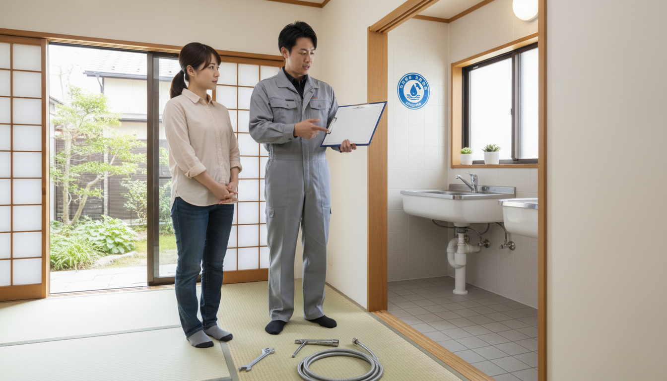 見積もり無料・水道局指定工事店かを確認するに関する画像