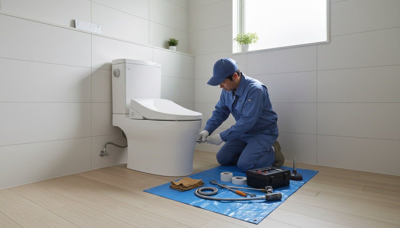 会津坂下町のトイレつまり修理料金の相場に関する画像