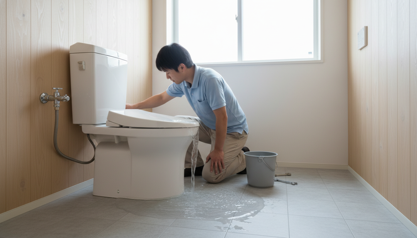 業者を呼ぶ前に！自分でできる確認と応急処置に関する画像