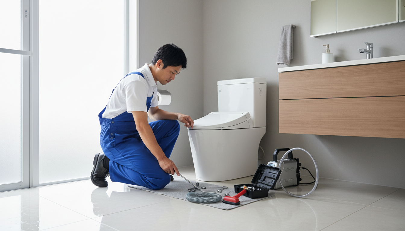 【料金相場】田村市のトイレつまり修理費用の内訳と目安に関する画像