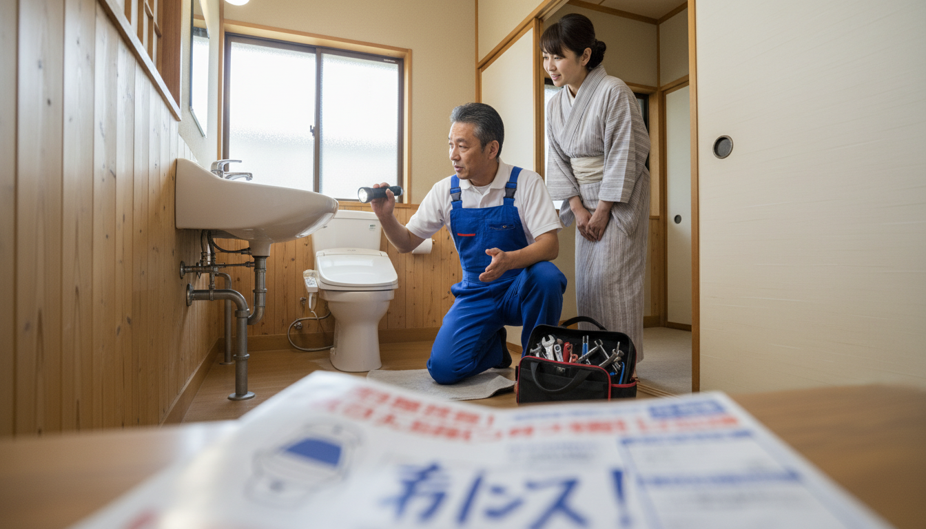 トラブル回避！磐梯町で悪質な水道修理業者を見分ける方法に関する画像