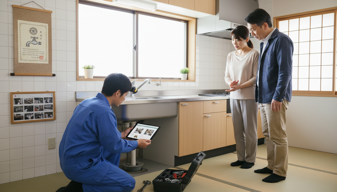 ポイント3:実績・口コミと水道局指定工事店の有無に関する画像