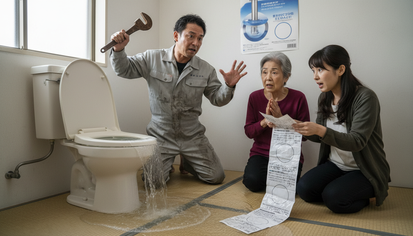 悪質な水道修理業者に注意！よくあるトラブル事例と回避策に関する画像