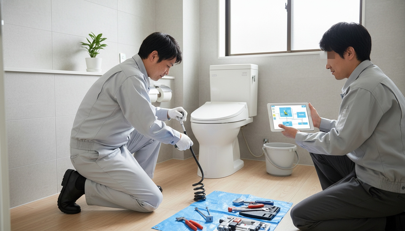 【要確認】更別村のトイレつまり修理にかかる料金相場に関する画像