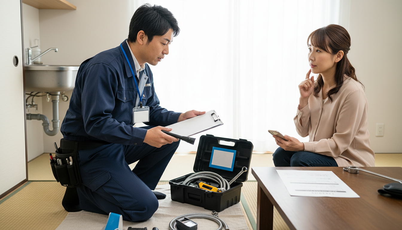 見積もり無料・水道局指定工事店かを確認するに関する画像