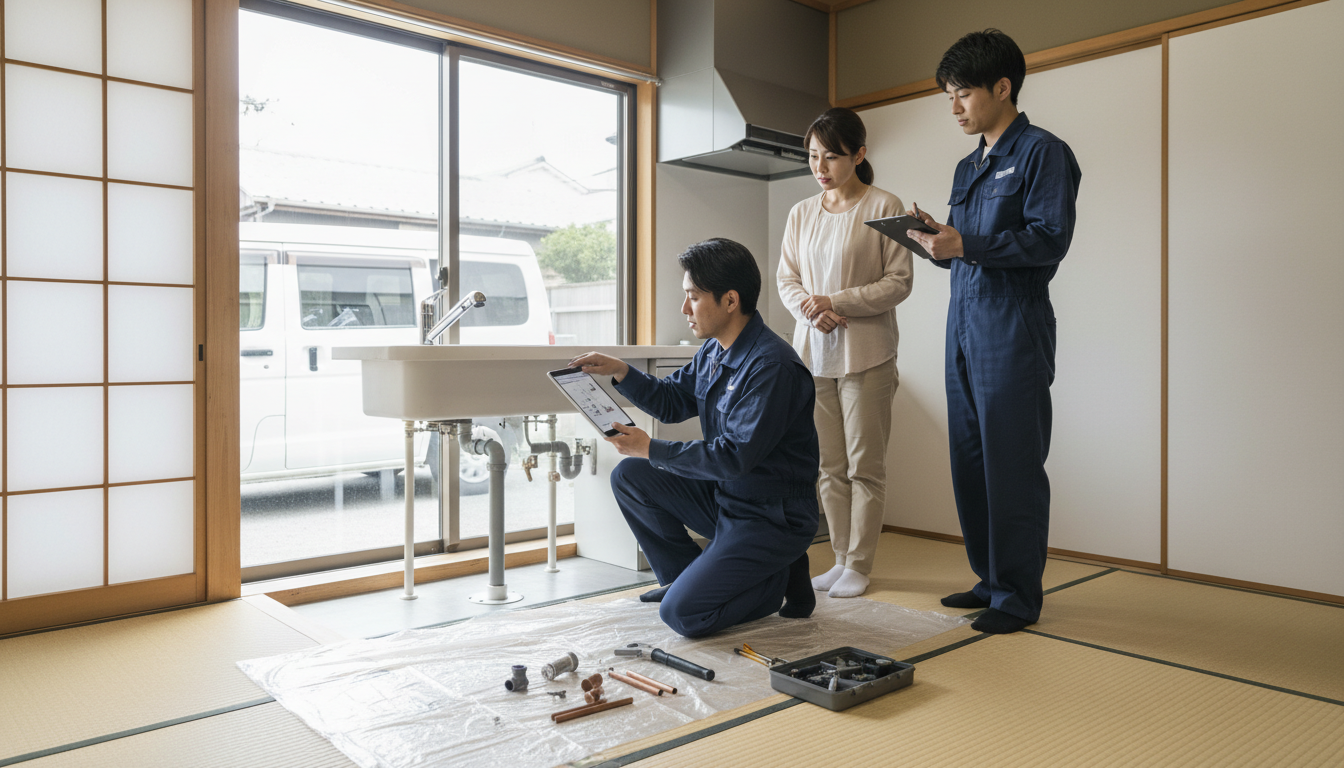 見積もり無料・水道局指定工事店かを確認するに関する画像