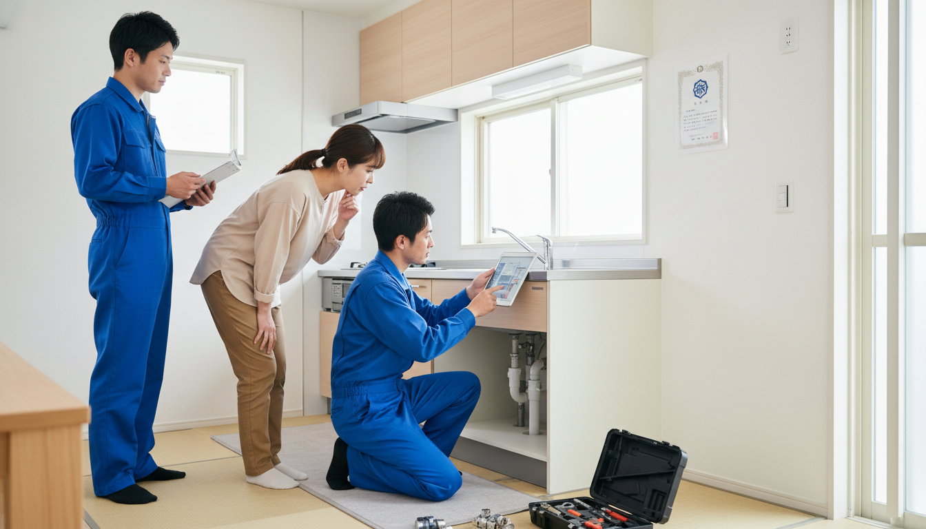 見積もり無料・水道局指定工事店かを確認するに関する画像