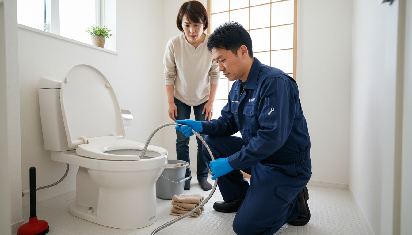トイレつまりは自分で直せる?プロに依頼すべきケースとはに関する画像