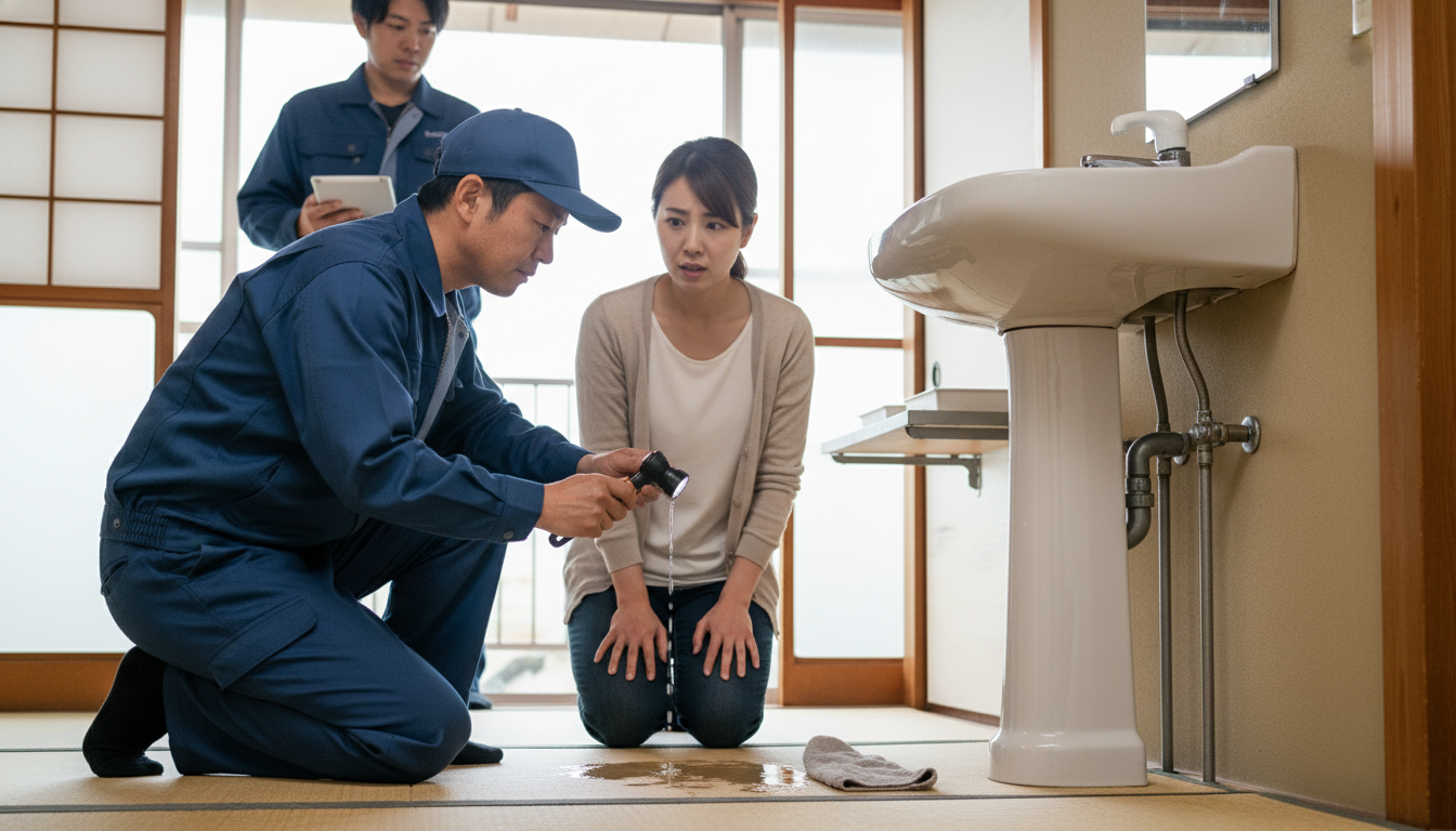 悪質な水道修理業者を避けるためのチェックポイントに関する画像