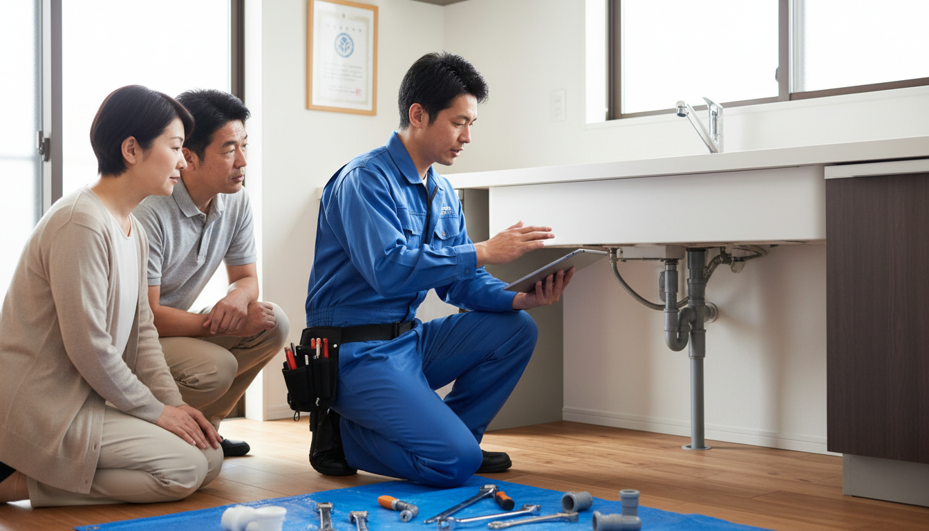 見積もり無料・水道局指定工事店かを確認するに関する画像