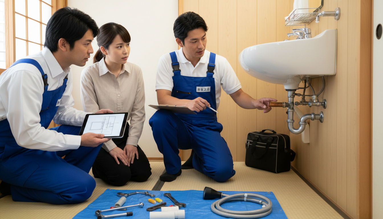 見積もり無料・水道局指定工事店かを確認するに関する画像