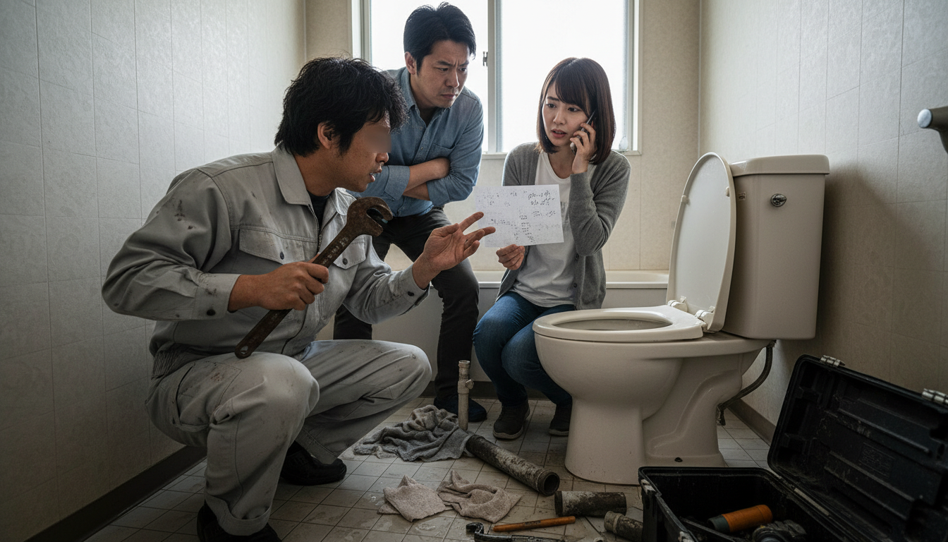 悪質な水道修理業者に注意！見分けるポイントに関する画像