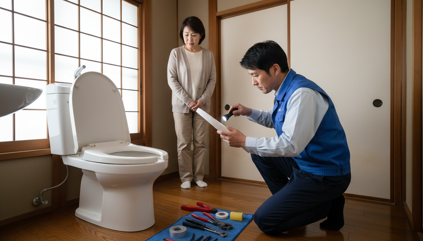 悪質な水道修理業者を避けるためのチェックポイントに関する画像