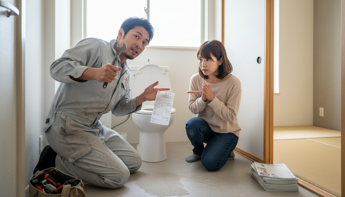 要注意！新ひだか町で避けるべき悪徳水道業者の特徴と手口に関する画像