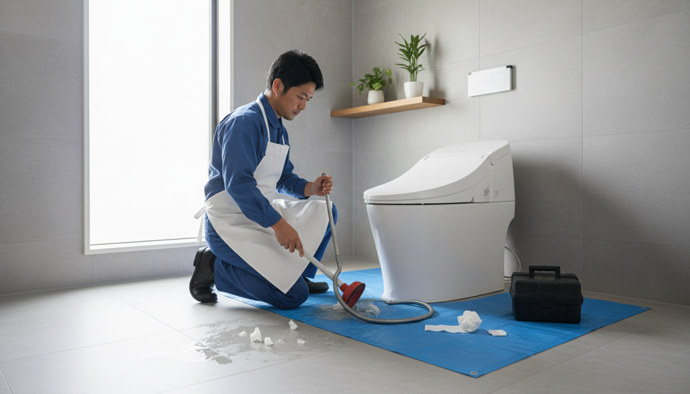 突然のトラブルを防ぐ！トイレつまりの主な原因と家庭でできる予防策に関する画像