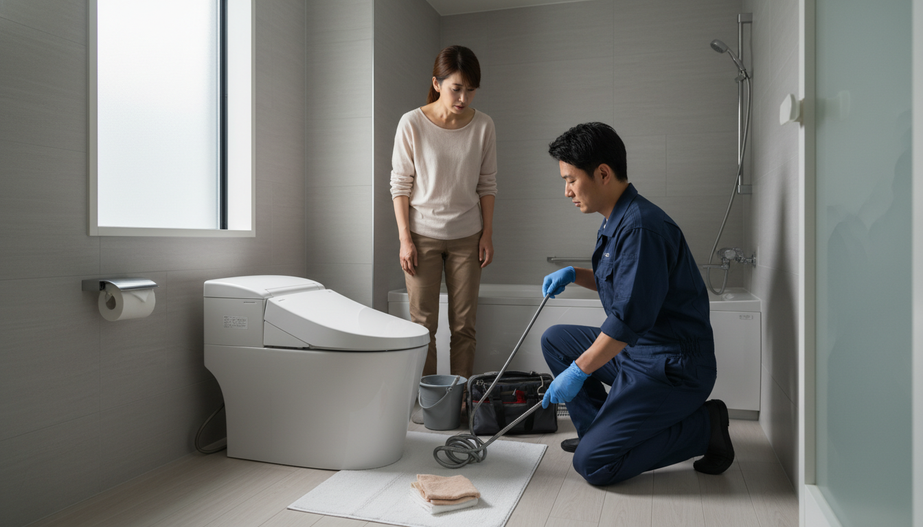 トイレつまりの修理料金、富良野市の相場は？に関する画像