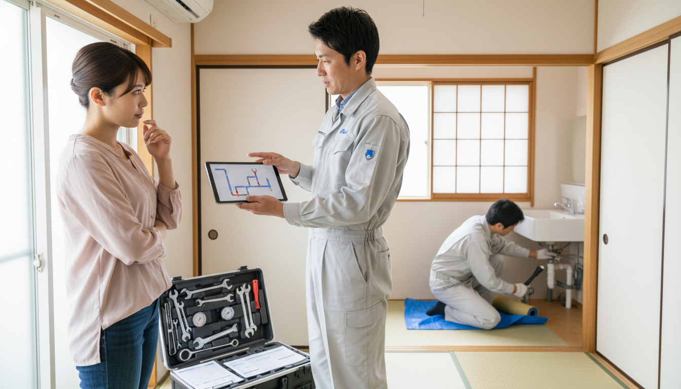 見積もり無料・水道局指定工事店かを確認するに関する画像