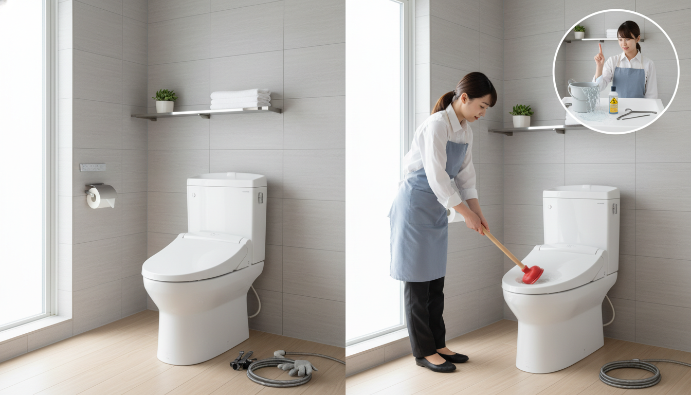 業者を呼ぶ前に試せることと、やってはいけない注意点に関する画像