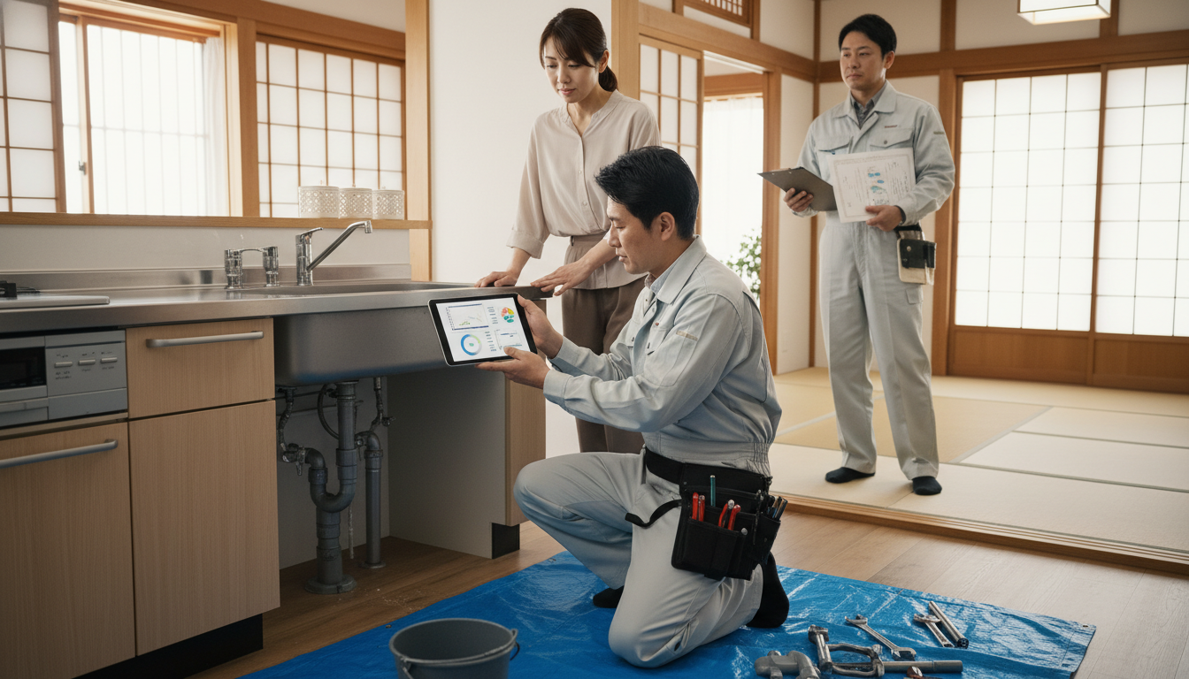 見積もり無料・水道局指定工事店かを確認するに関する画像