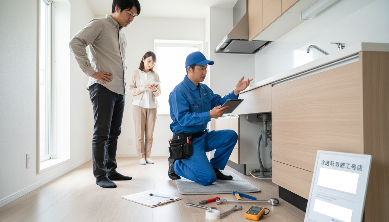 見積もり無料・水道局指定工事店かを確認するに関する画像