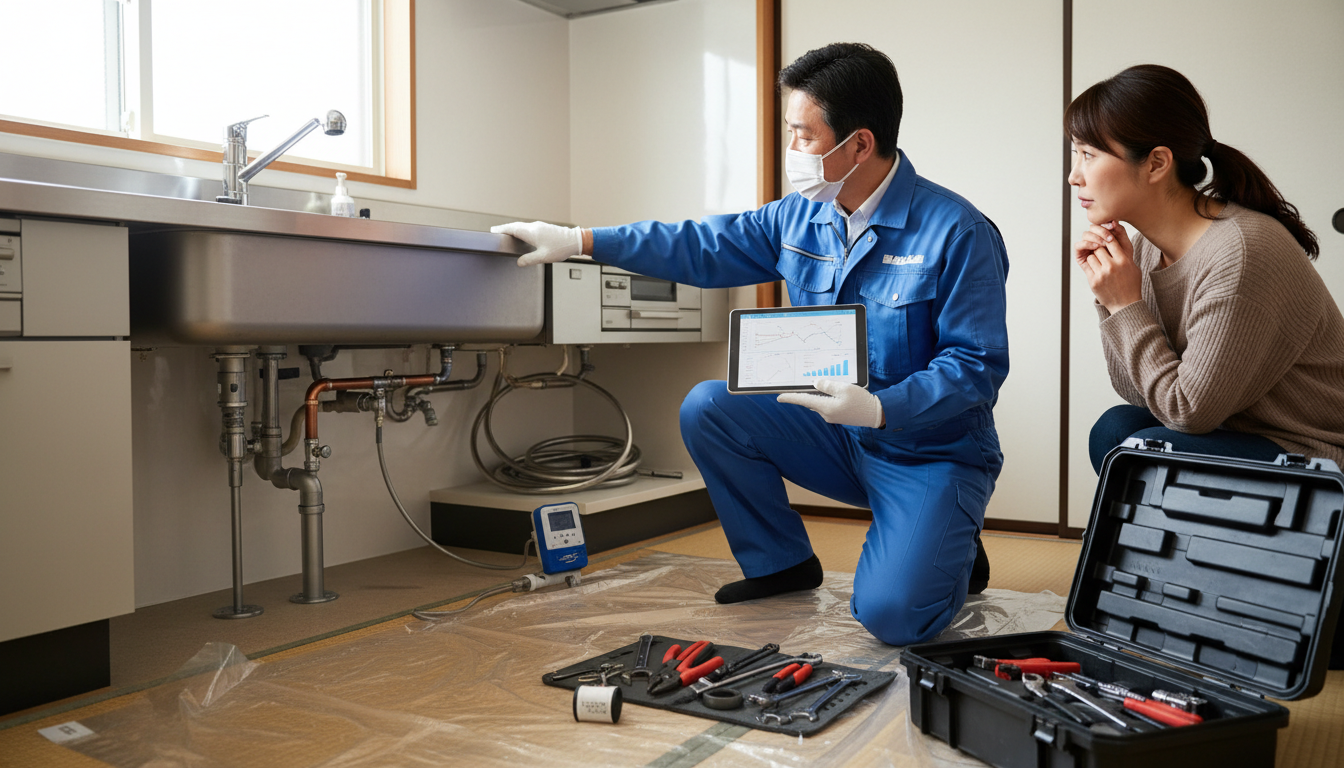 見積もり無料・水道局指定工事店かを確認するに関する画像