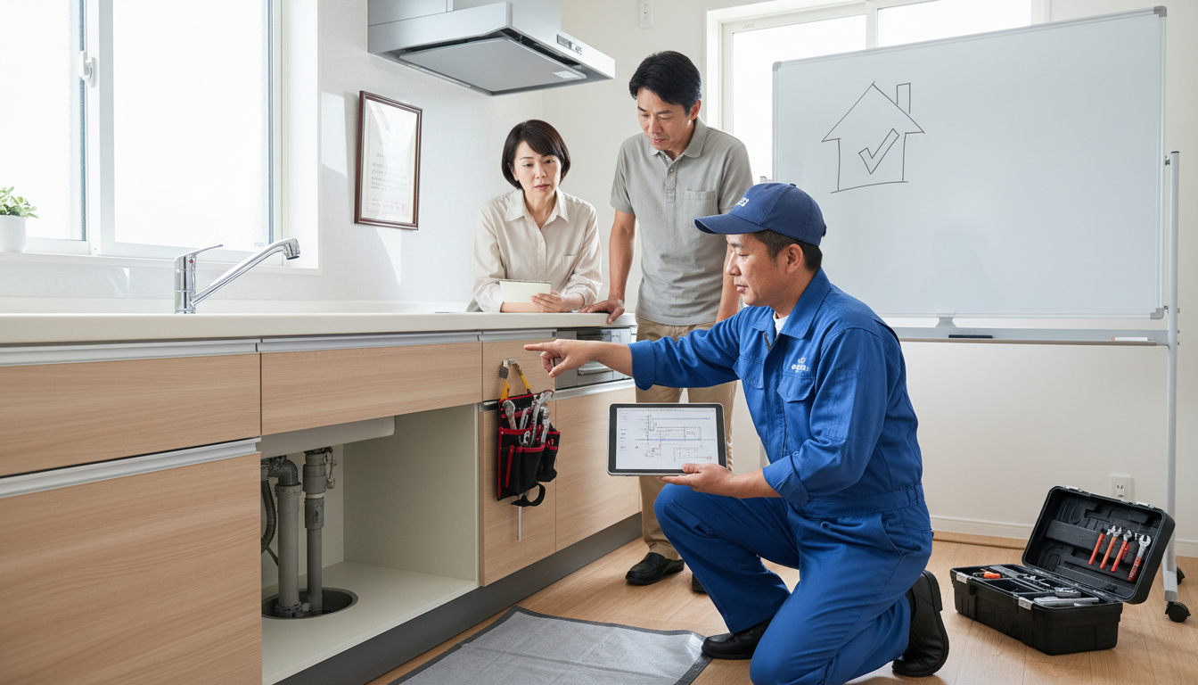 見積もり無料・水道局指定工事店かを確認するに関する画像