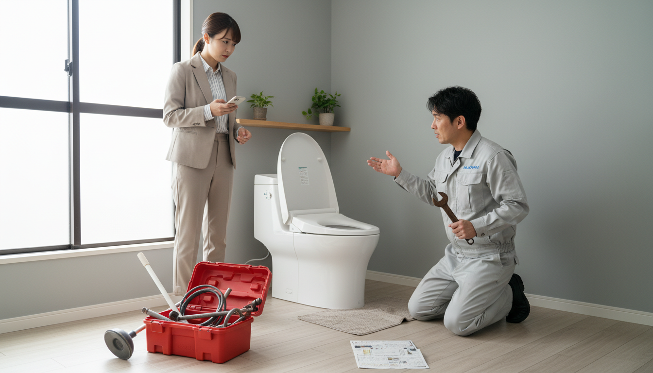 要注意！トイレつまり修理での悪質業者の手口と見分け方に関する画像