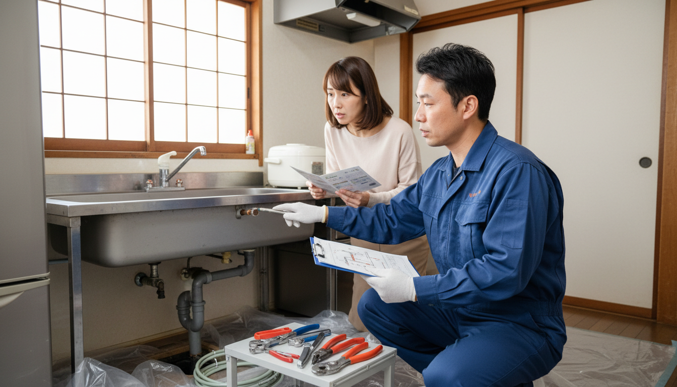 見積もり無料・水道局指定工事店かを確認するに関する画像