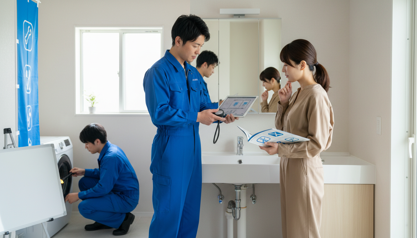 見積もり無料・水道局指定工事店かを確認するに関する画像