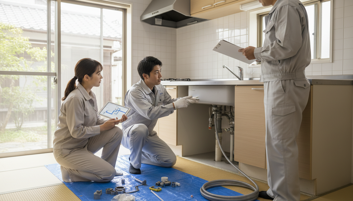 見積もり無料・水道局指定工事店かを確認するに関する画像