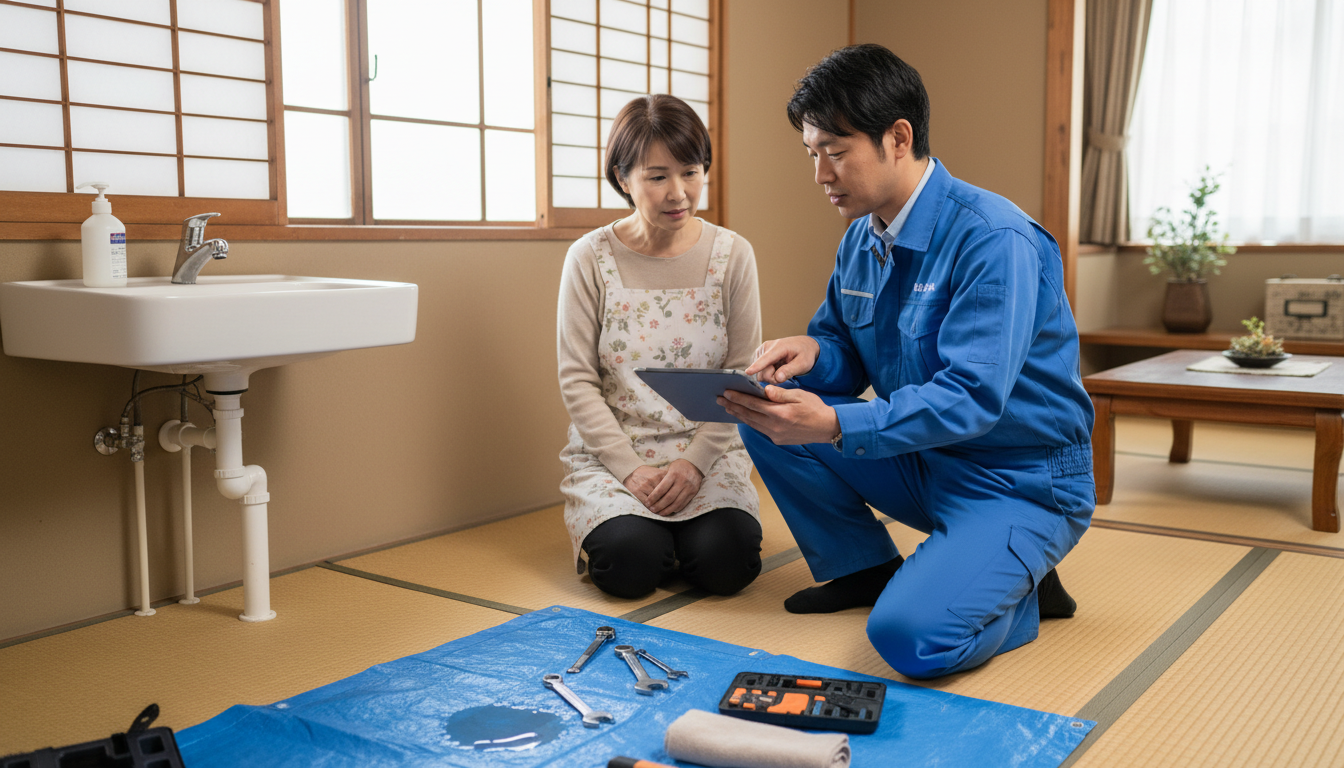 見積もり無料・水道局指定工事店かを確認するに関する画像