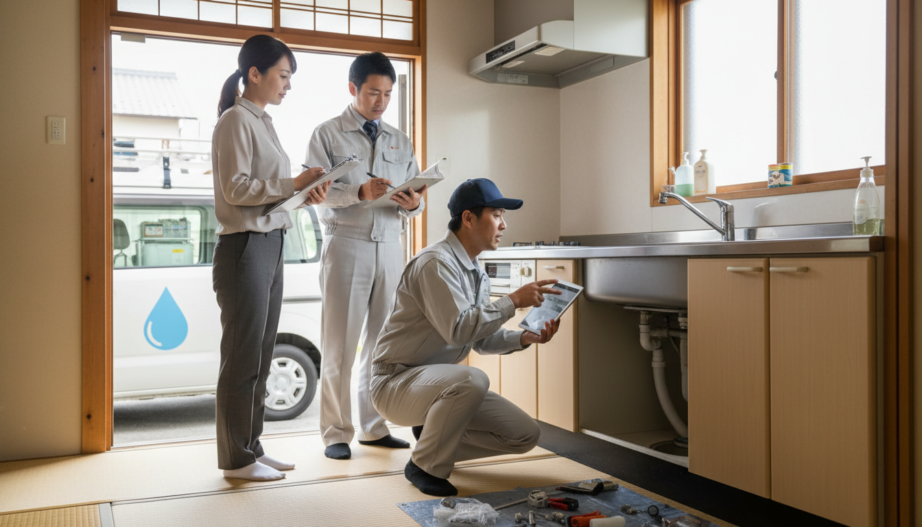 見積もり無料・水道局指定工事店かを確認するに関する画像