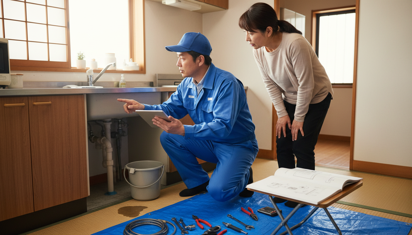 見積もり無料・水道局指定工事店かを確認するに関する画像