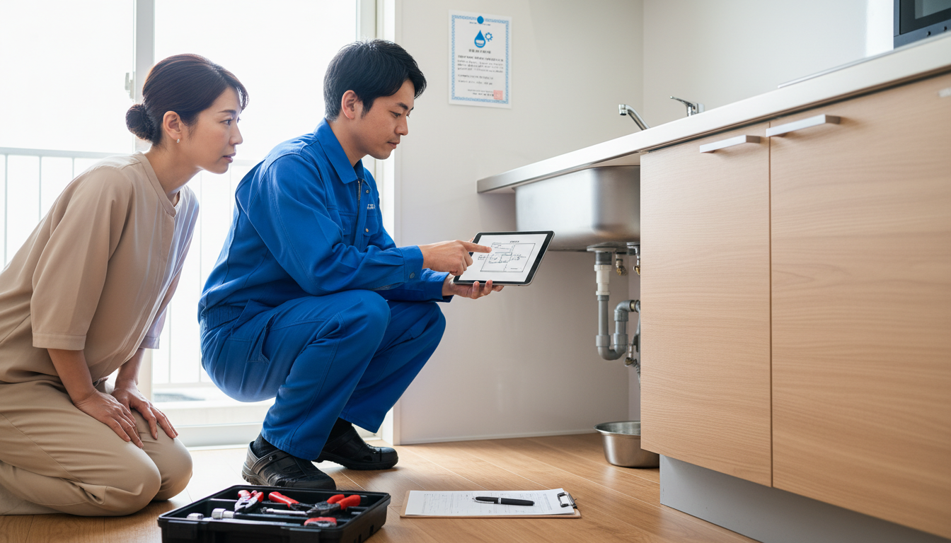 見積もり無料・水道局指定工事店かを確認するに関する画像