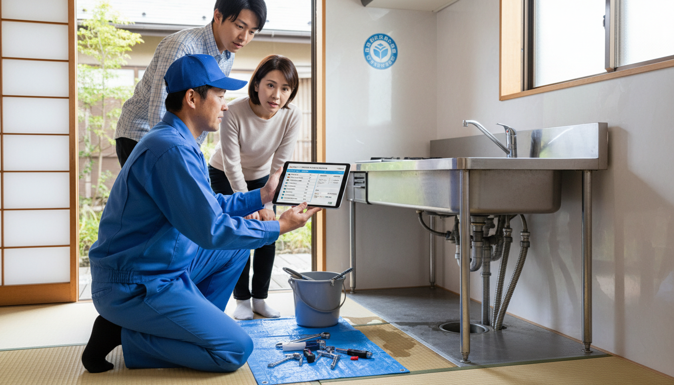 見積もり無料・水道局指定工事店かを確認するに関する画像