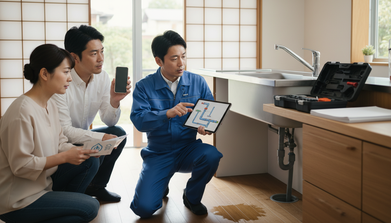 見積もり無料・水道局指定工事店かを確認するに関する画像