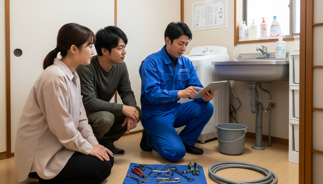 見積もり無料・水道局指定工事店かを確認するに関する画像